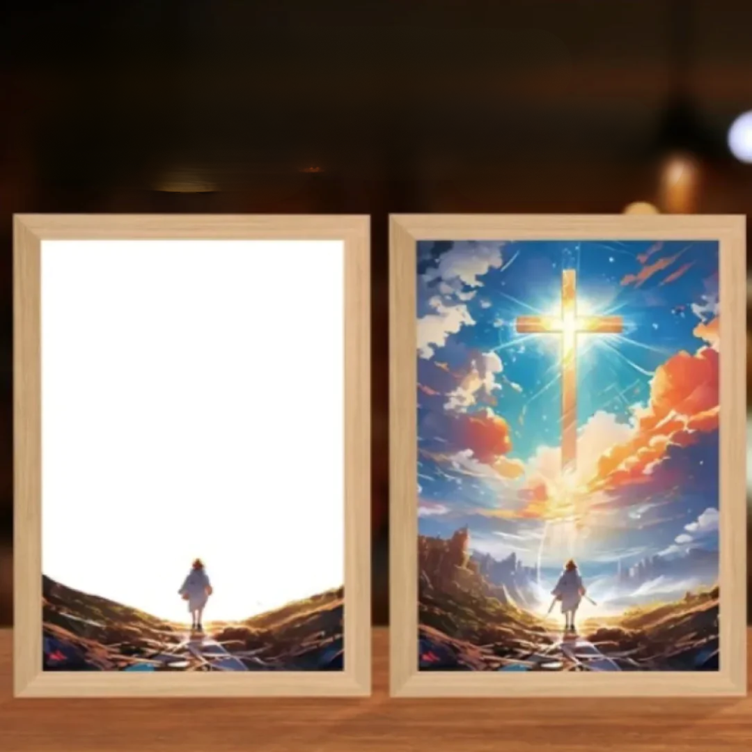 Christian LED Light Decor Frame