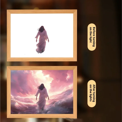 Christian LED Light Decor Frame