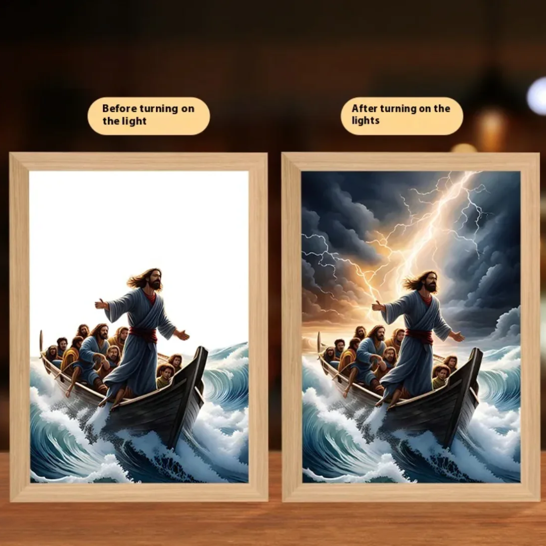 Christian LED Light Decor Frame