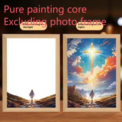Christian LED Light Decor Frame