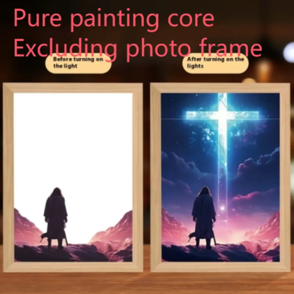 Christian LED Light Decor Frame