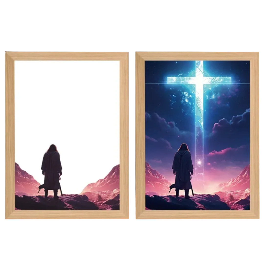 Christian LED Light Decor Frame