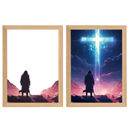 Christian LED Light Decor Frame