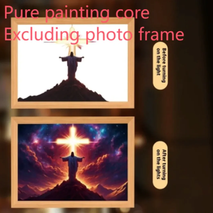 Christian LED Light Decor Frame