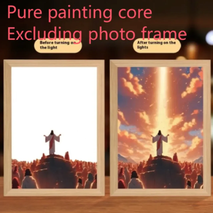 Christian LED Light Decor Frame