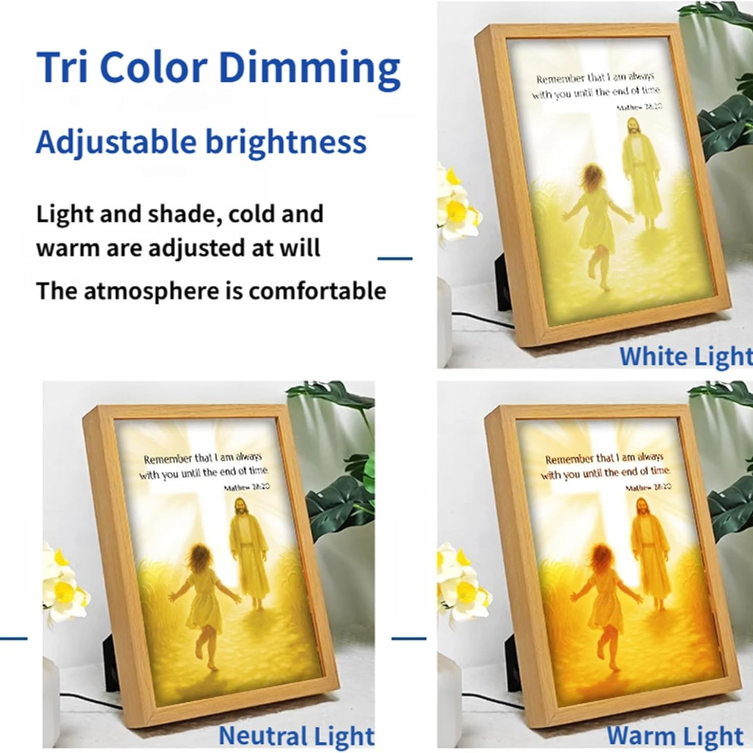 Christian LED Light Decor Frame